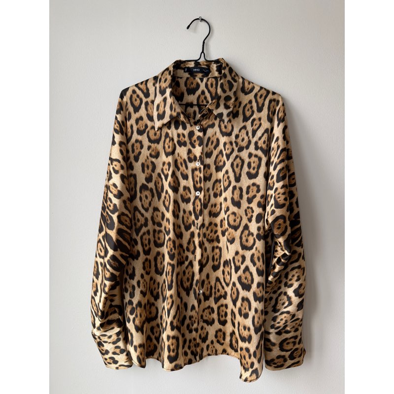 Mango blússa leopard