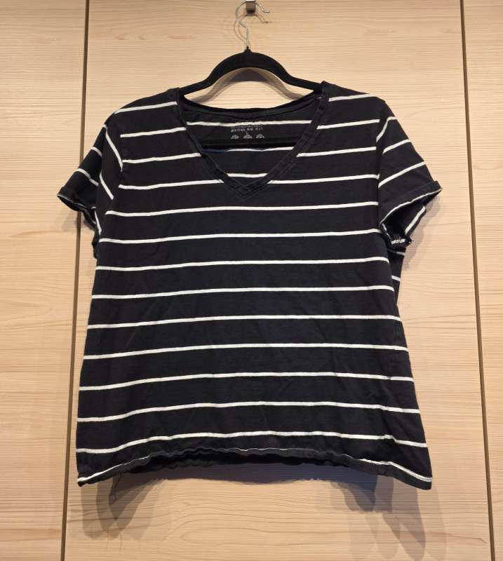 XL röndótt t-skyrta