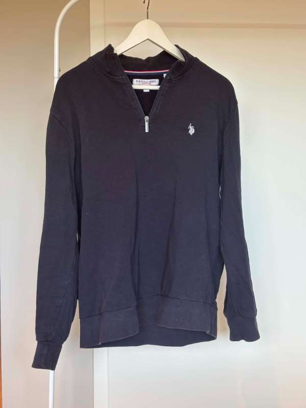 Rennilásspeysa U.S. Polo Assn blá