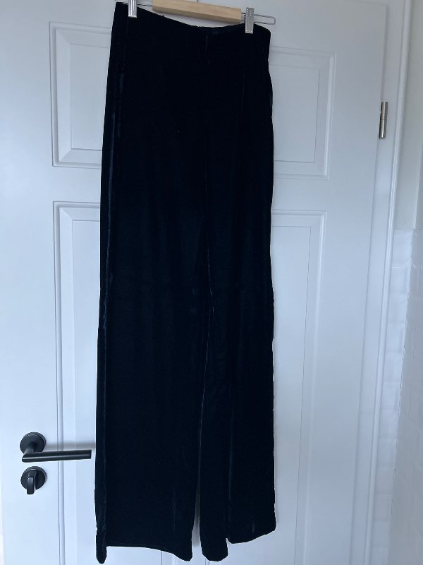 Dimm blàar Mango velúr buxur