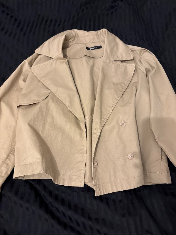 Brúnn gina tricot jakki