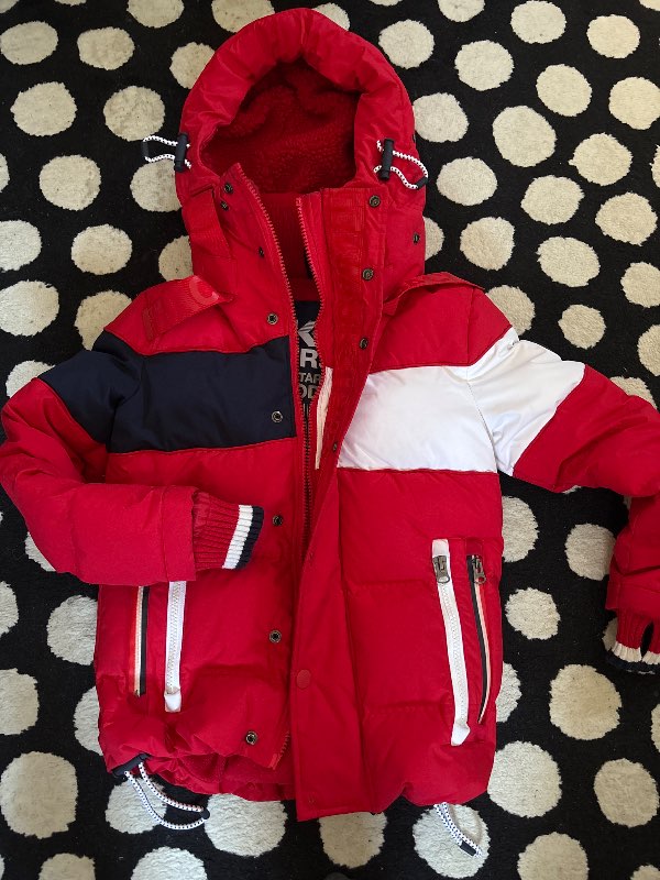 Jakit skíðaúlpa rauð