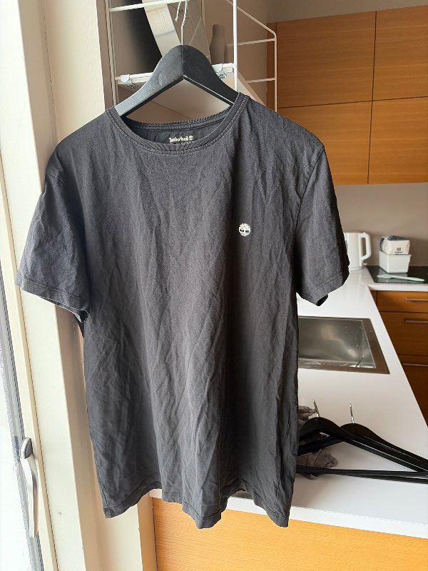 V timberland svartur bolur slim fit