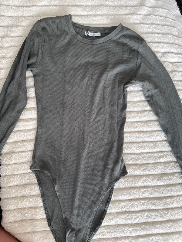 Samfella langerma - grænn