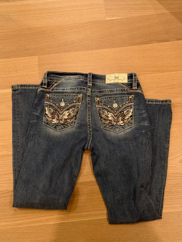 miss me gallabuxur bláar