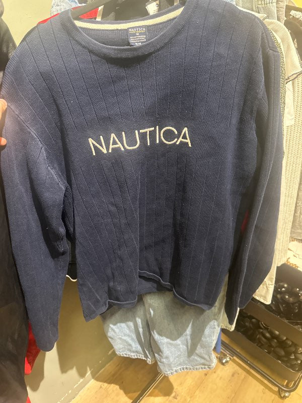 Nautica blá peysa