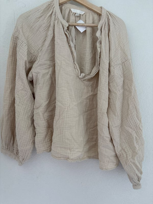 H&M beige blússa