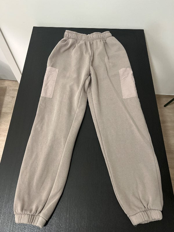 -baige joggingbuxur