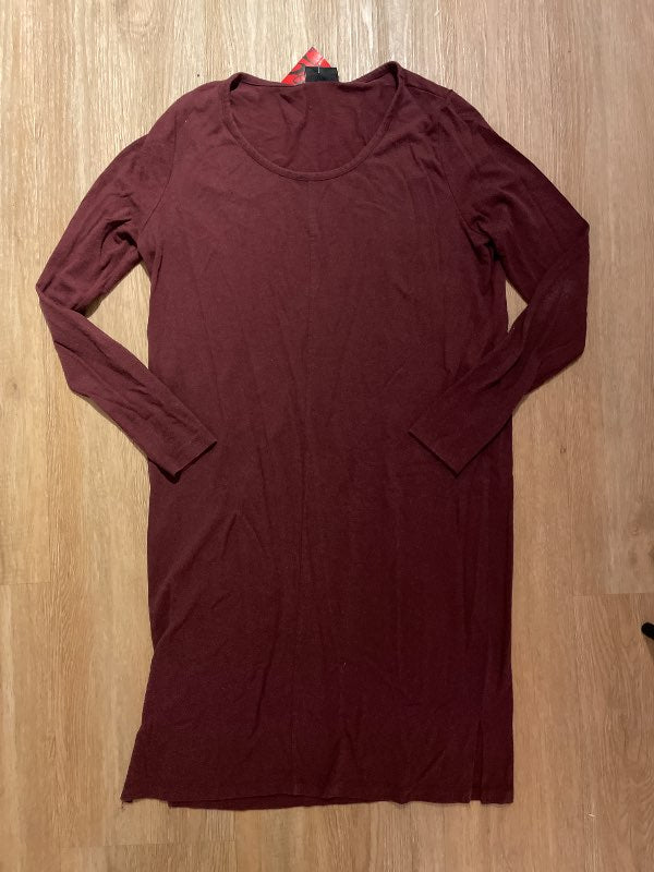 Peysa sið, vinrauð