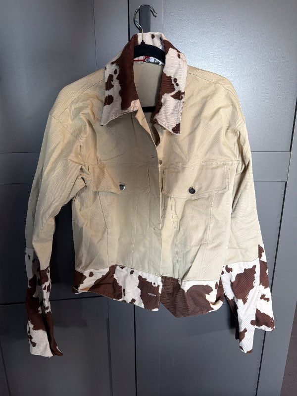Design by si cow print jakki