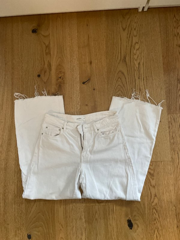 Hvítar gina tricot gallabuxur