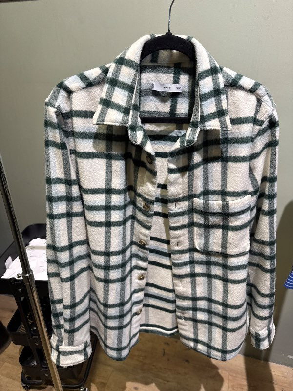 Flannel Græn/Hvít