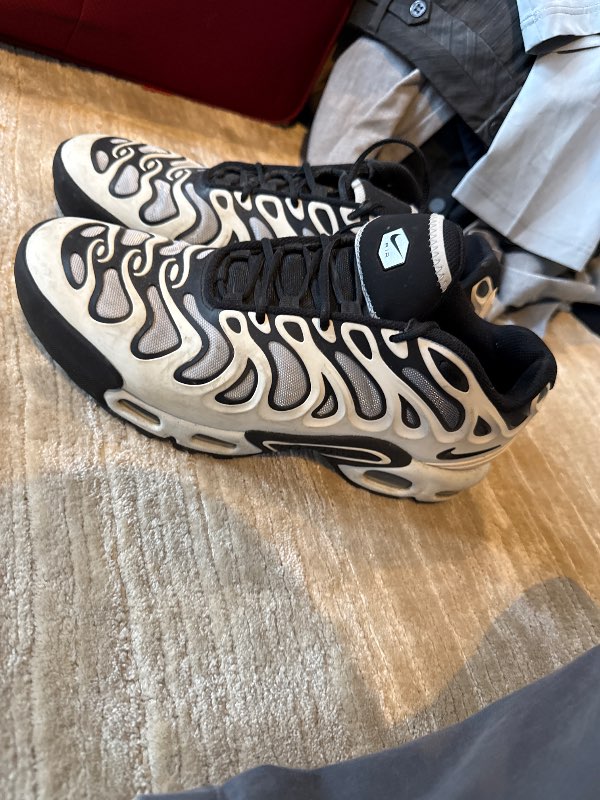 Nike air max plus svart hvítir