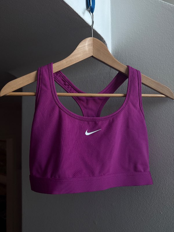 Pink Nike pro top