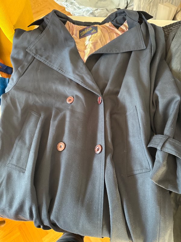 Kápa L/Xl vintage blá síð