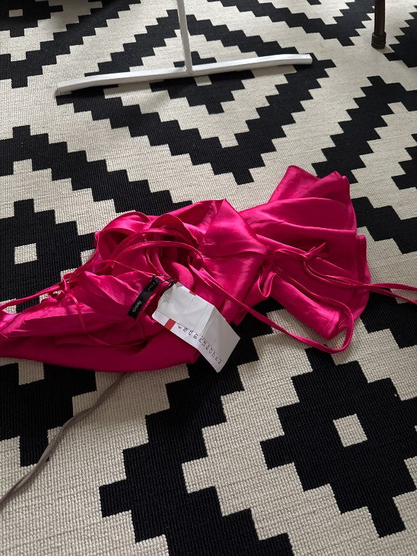 New dark pink dress