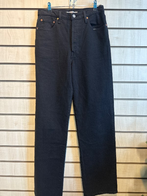 Levis svartar gallabuxur