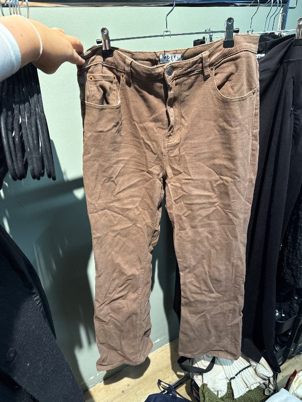 Motel rocks gallabuxur- Brúnar