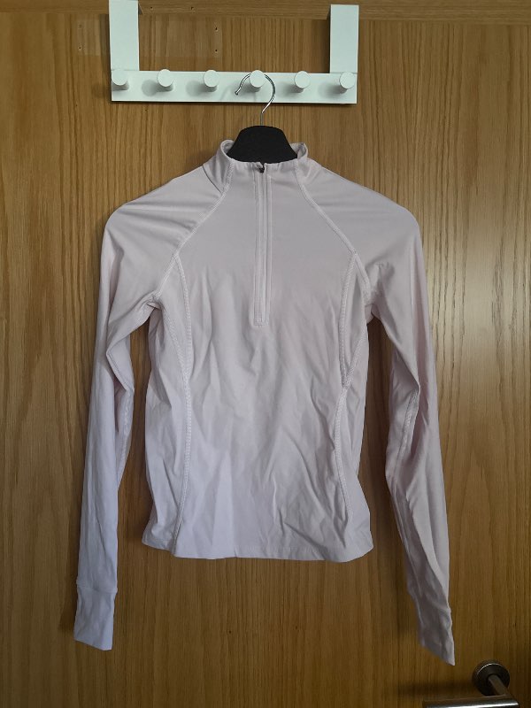 Ljós bleik Metta Sport half zip