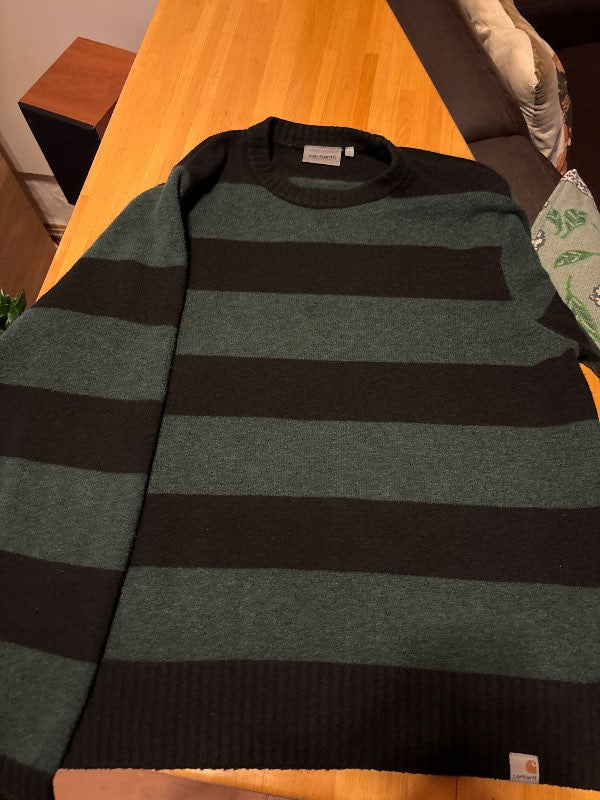 Carhartt knit háskólapeysa L