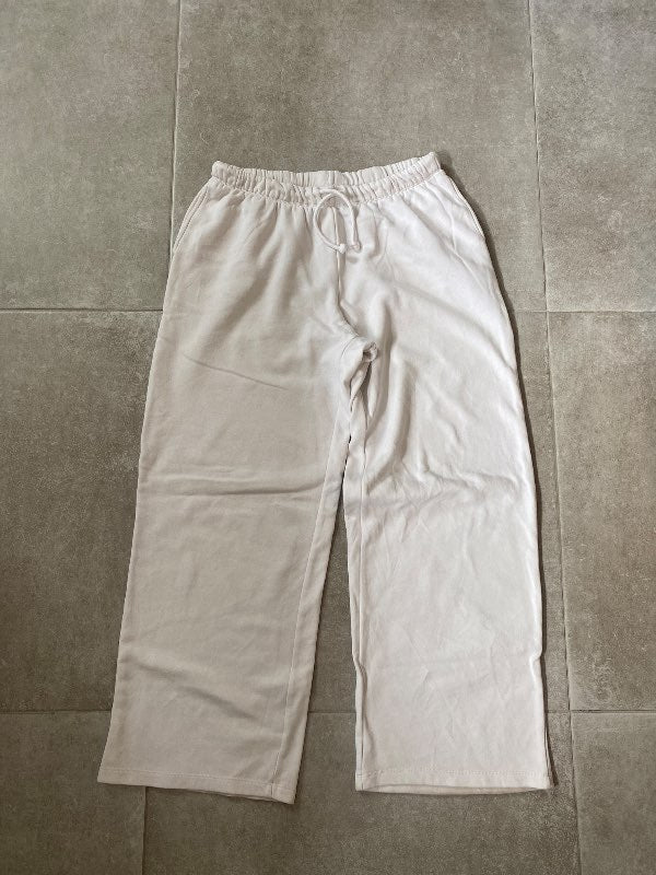 Hvítar jogging buxur