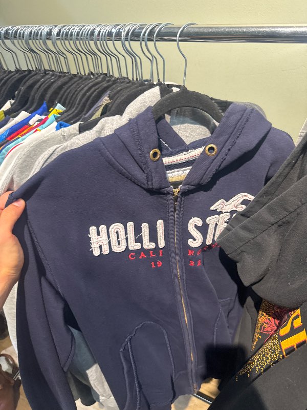 Hollister zip up hoodie