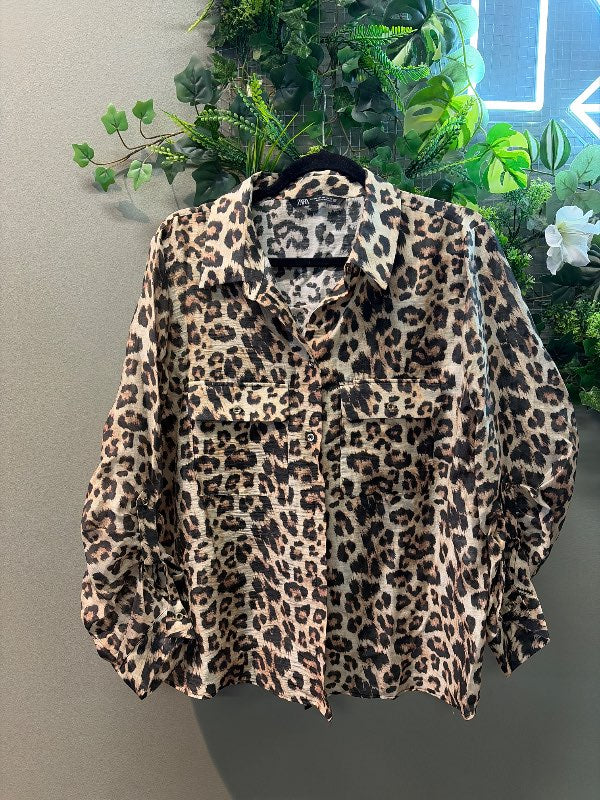 Zara leopard skyrta