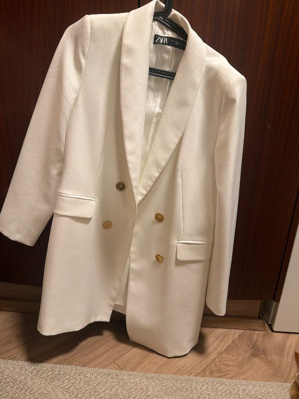 Hvítur blazer