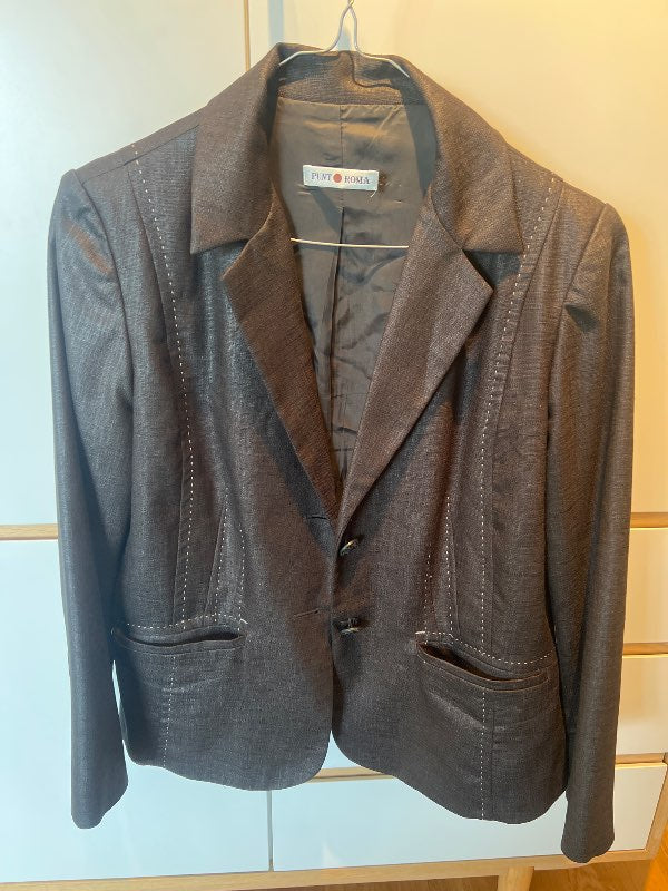 Brúnn Blazer hör Punt Roma