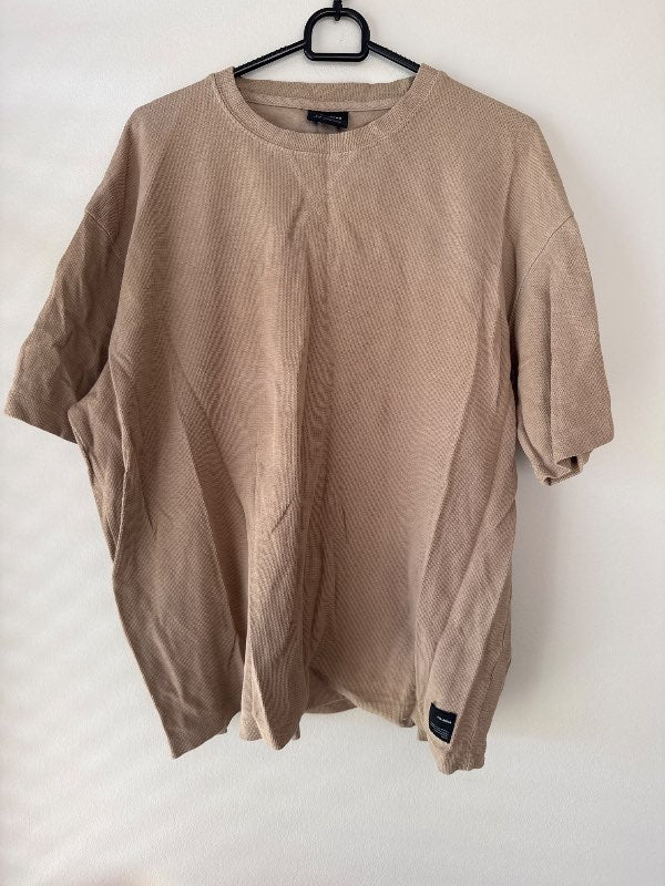 Pull&Bear brúnn stuttermabolur