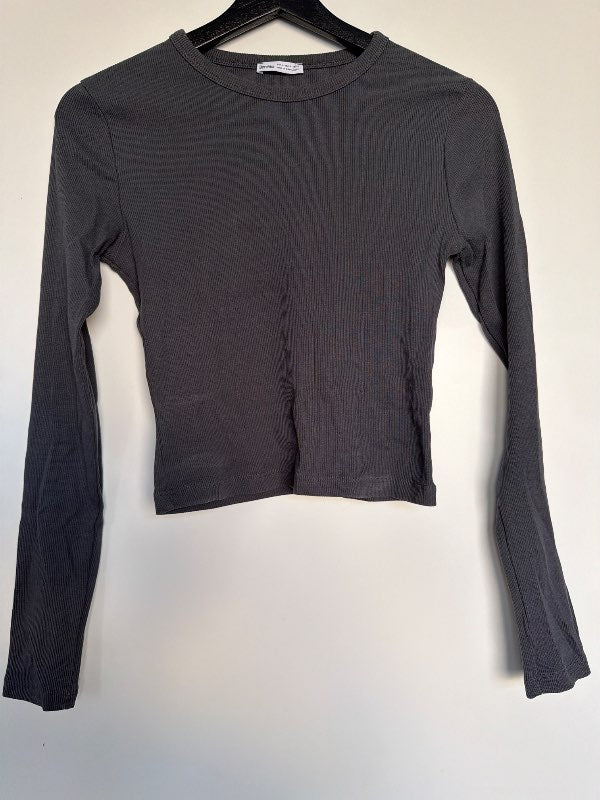 BERSHKA langerma bolur grá