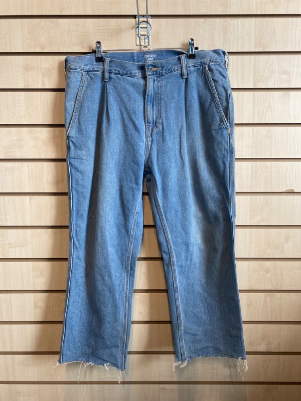 Carhartt bláar gallabuxur