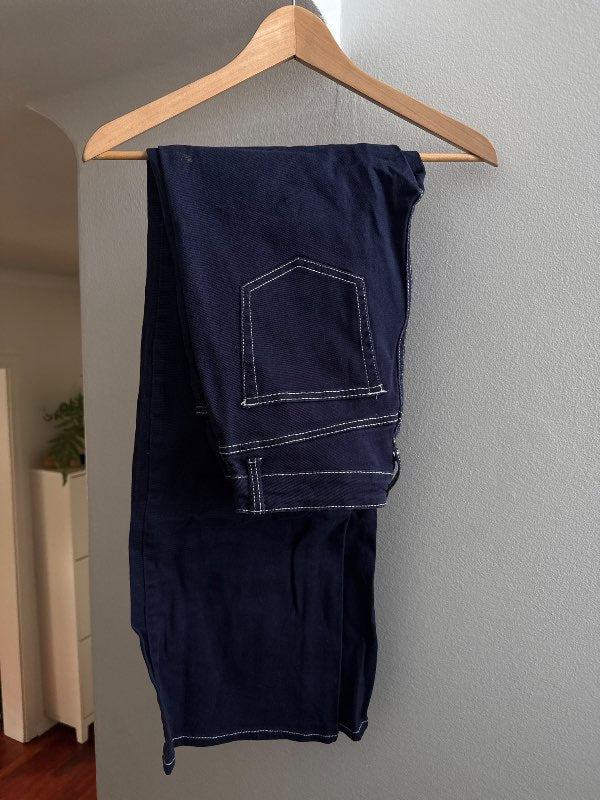 Dark blue jeans