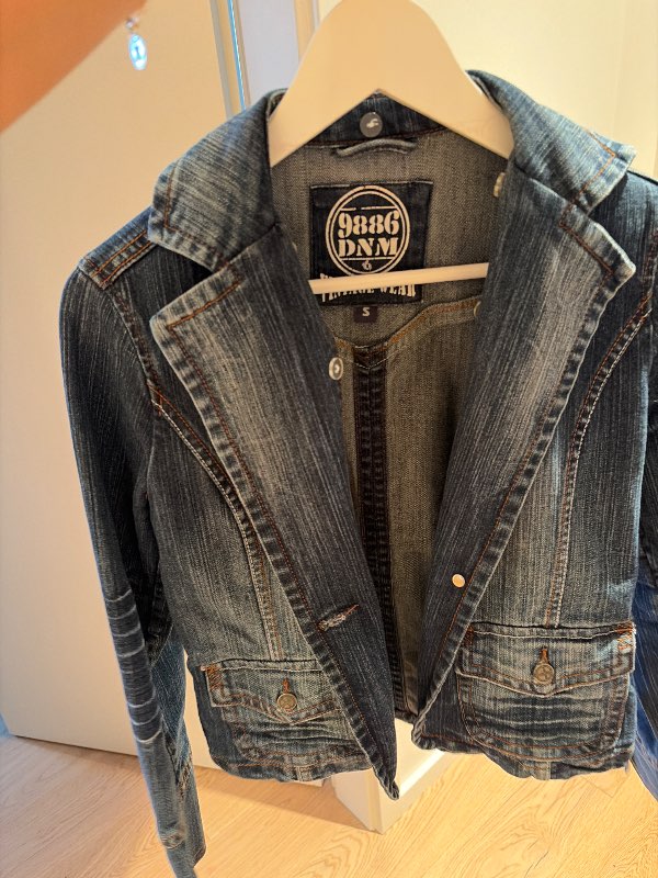 Denim gallajakki vintage wear (D)