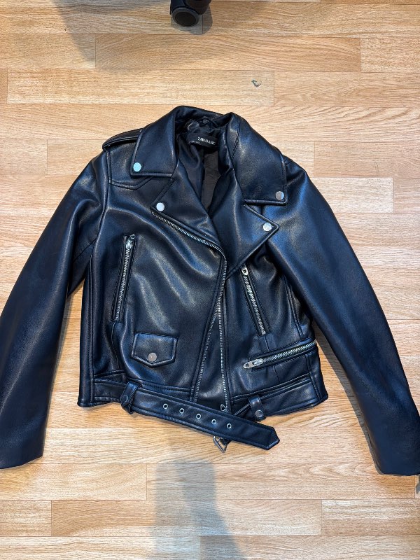 Zara leather jacket