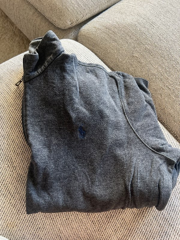 Polo half zip peysa