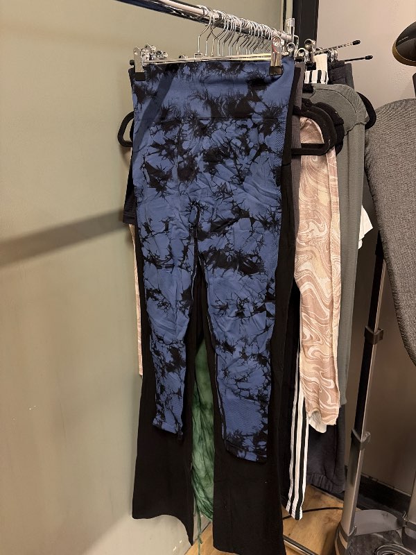Íþrótta leggings bláar