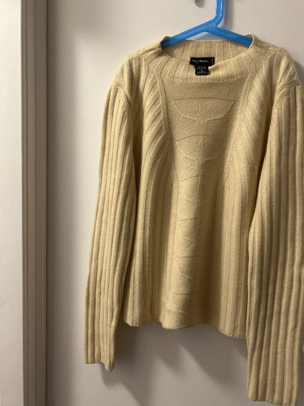 Enzo Mantavani lemon 100% cashmere
