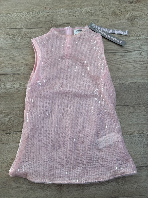 Bleikur palíettu bolur