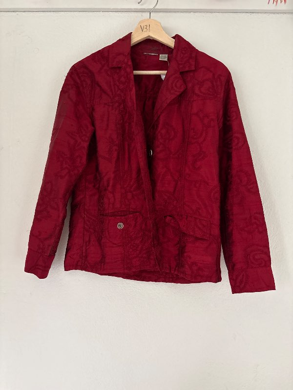SILKI rauður blazer