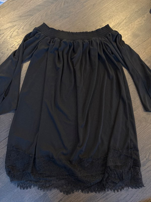 .asos kjóll svartur