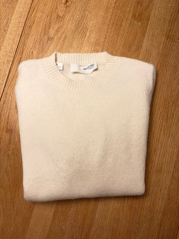 Selected peysa hvít