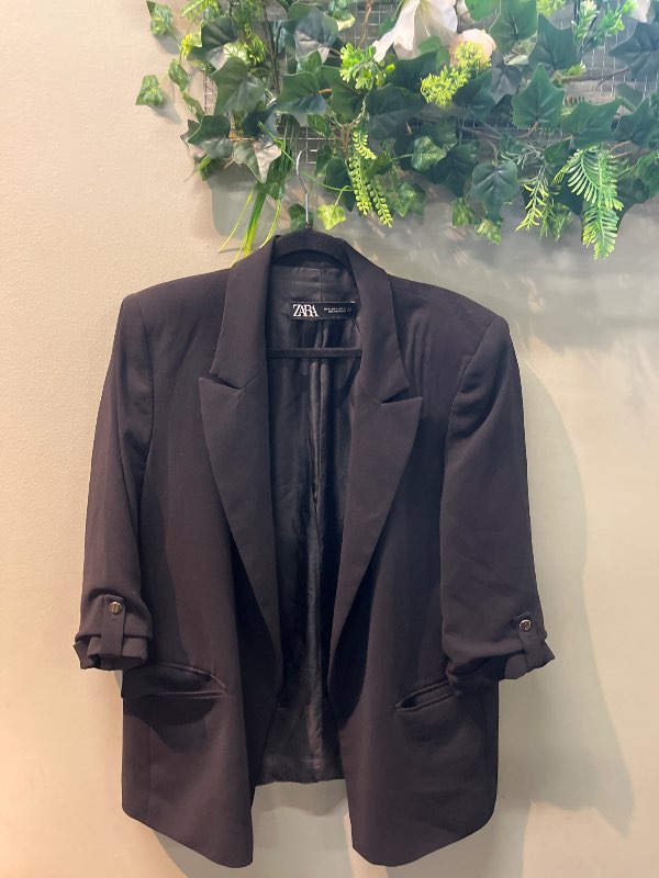 Svartur Zara Blazer