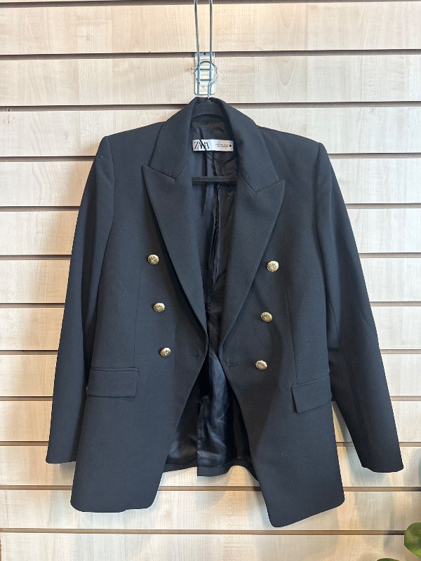 Zara svartur blazer