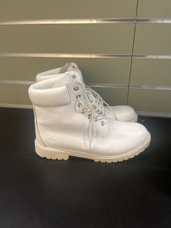 Hvítir Timberland skór