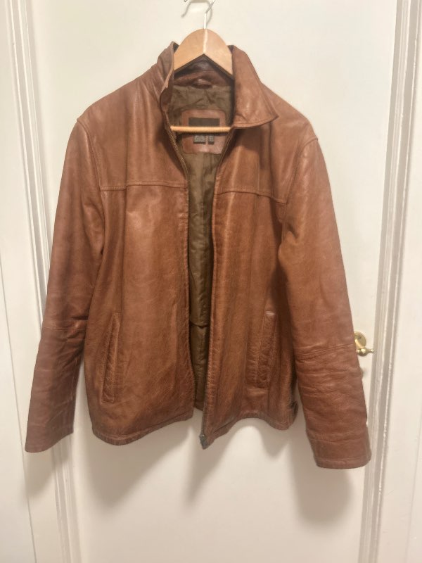 Brown 100 % leather jacket