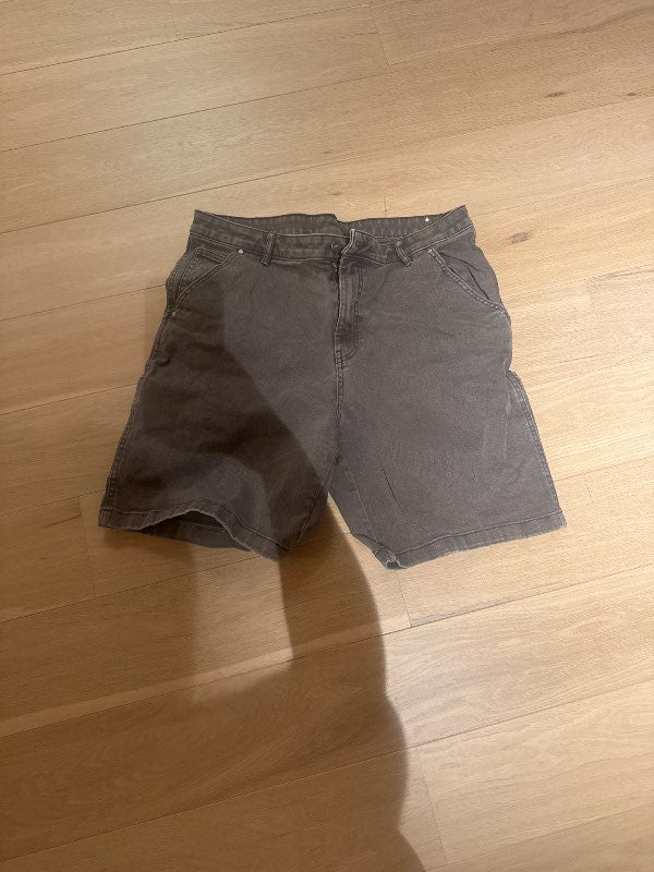 Zöru gallastuttbuxur gráar