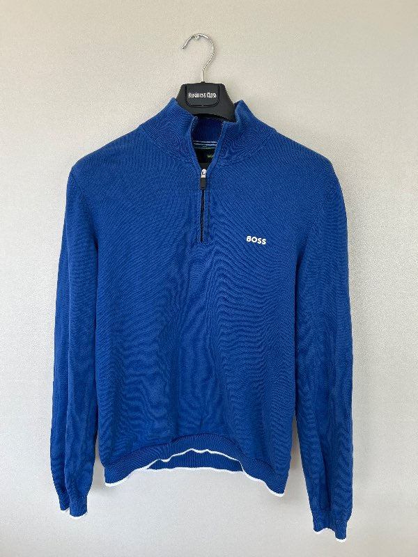 Hugo Boss hálfrennd peysa