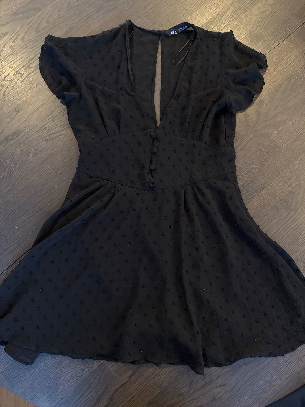 .svartur zöru kjóll