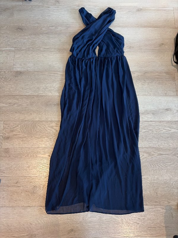 Asos blár síðkjóll